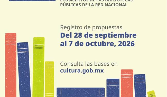 Cultura y FCE abren convocatoria de 50 millones de pesos para renovar acervos de bibliotecas públicas