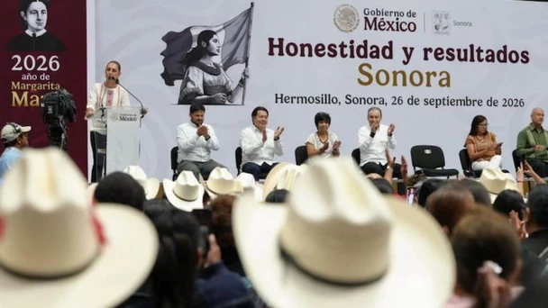Sheinbaum cierra en el Zócalo su gira nacional de rendición de cuentas por el Segundo Informe
